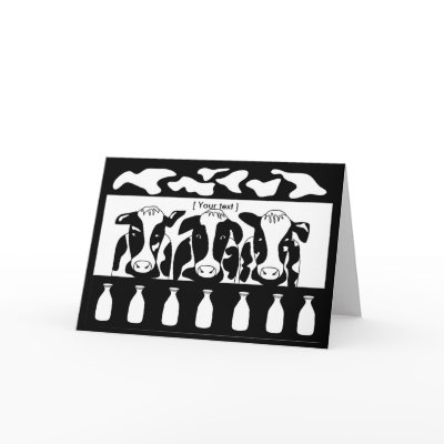 Cow Business Cards by windyone