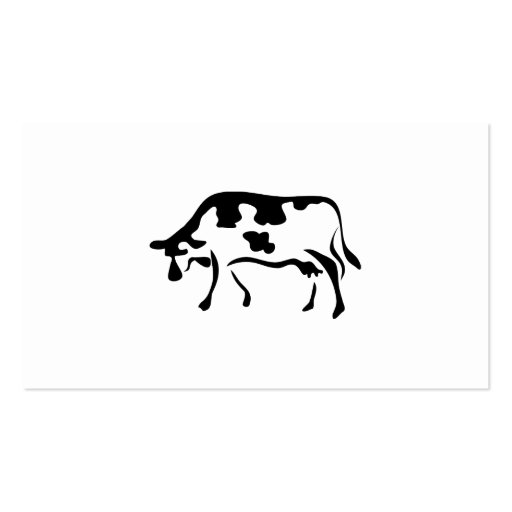 Cow, Business Card (back side)