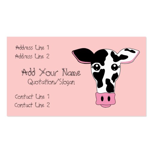 Cow Business Cards