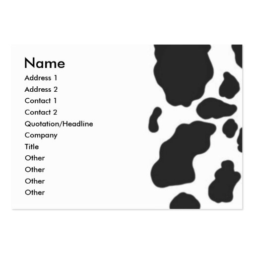 Cow | business cards