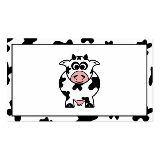 Cow Business Cards (back side)