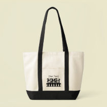 Cow Business Tote Bag bags