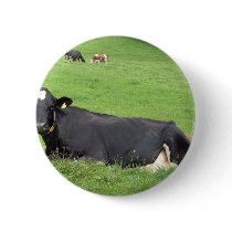 Cow Pinback Button