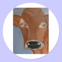 cow by eric ginsburg stickers