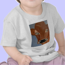 cow by eric ginsburg t-shirts