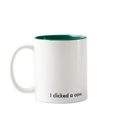 Cow Clicker Mug by ibogost