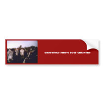 Cow Country bumper stickers