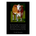 COW CREATURES POSTER posters by joyart COW CREATURES POSTER posters