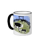 cow, "Don't get on the truck." Coffee Mugs