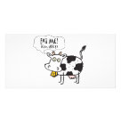 8x4 - A cute cow, complete with udder and cowbell shouts out Eat Me!  Im Juicy.  Cows love to be eaten.  Juicy, tasty meat containers that they are.  MMMmmmmm.: Sizes  Available colors: white