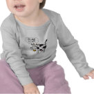 infant_longsleeve - A cute cow, complete with udder and cowbell shouts out Eat Me!  Im Juicy.  Cows love to be eaten.  Juicy, tasty meat containers that they are.  MMMmmmmm.: Sizes  Available colors: white