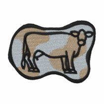 Cow embroidered shirts