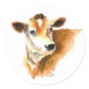 cow face stickers