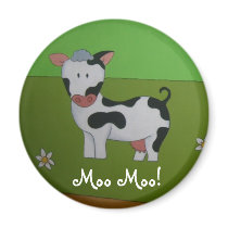 Cow Fridge magnet by charlie_ducky Cow Fridge magnet