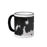 Cow fur mug