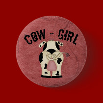 Cow-Girl buttons