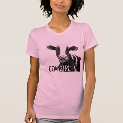 Cow Girl Cowgirl!  Holstein Dairy Calf Tshirts
