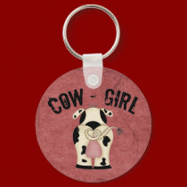 Cow-Girl keychains