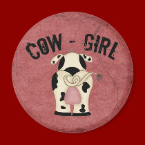 Cow-Girl magnets