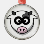 Cow Head Christmas Tree Ornament