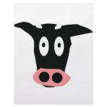 cow head icon letterhead template