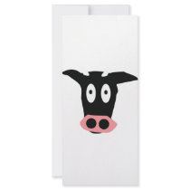 cow head icon rack cards