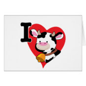 cow heart valentine card