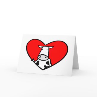 Cow Heart card card