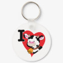 Cow Heart keychains
