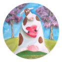 COW HEART sticker