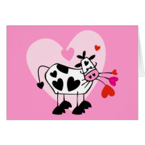 Cow Hearts Greeting Cards