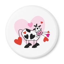Cow Hearts Magnets