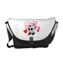 Cow Hearts Messenger Bag