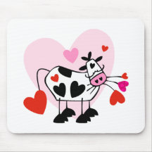 Cow Hearts Mouse Mat