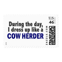 Cow Herder During The Day Stamp