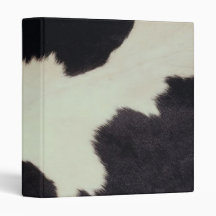 Cow Hide 3 Ring Binders