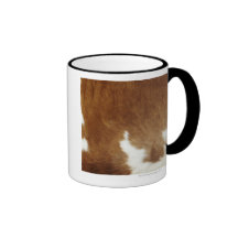 Cow hide coffee mug