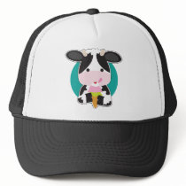 Cow Ice Cream Trucker Hats