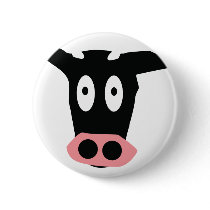 cow icon pin