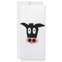 cow icon custom rack cards