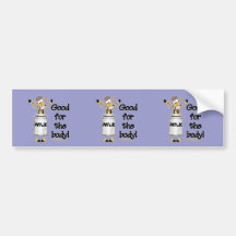 Cow in Milk Can Bumper Sticker