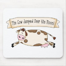 Cow Jumped Over the Moon Mouse Pad