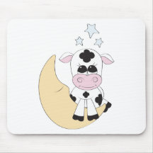 Cow jumped over the Moon Mouse Pads