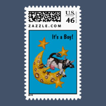 Cow Jumped Over the Moon Stamp (B) stamps