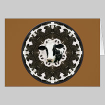 Cow kaleidoscope mandela cards