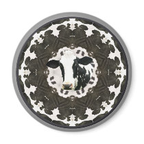 Cow kaleidoscope mandela magnets by ArtmakersWorlds Cow kaleidoscope mandela magnets