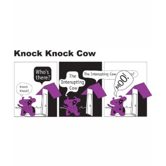 Cow Knock Knock Joke shirt