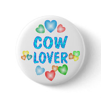 COW LOVER buttons by AllPetsStore COW LOVER buttons