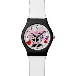 Love and Hearts Personalized Wrist Watches
