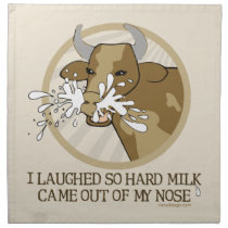 Cow Milk Out My Nose napkins